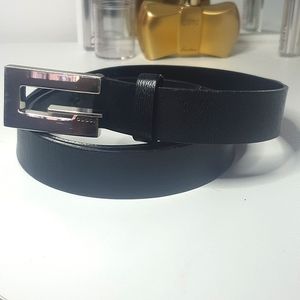 Vintage Gucci Men's leather belt